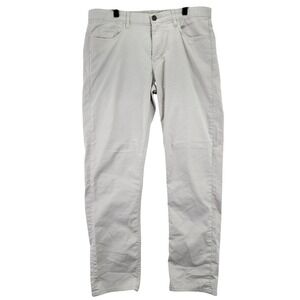 Faherty Pants Mens Size 32x29‎ Beige Stretch Terry 5-Pocket Chino City Preppy
